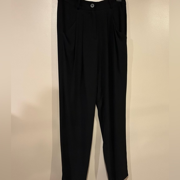 Eileen Fisher Silk Tapered Ankle Pants - Picture 4 of 14